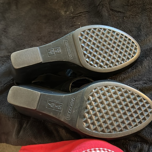 Lack strapping wedge sandals - Picture 4 of 5